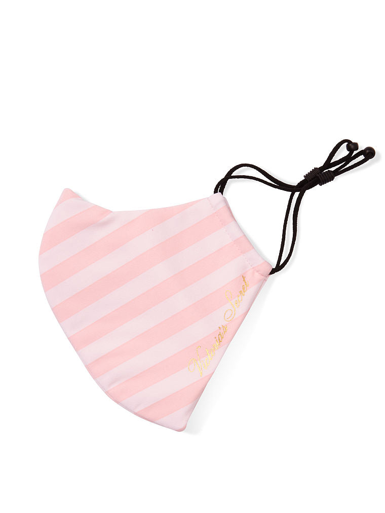 REUSABLE MASK PINK STRIPES