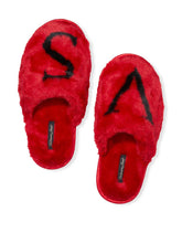 Cargar imagen en el visor de la galería, CLOSED TOE FAUX FUR SLIPPERS
