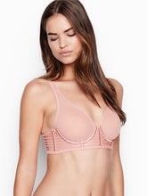 Cargar imagen en el visor de la galería, UNLINED MESH FULL COVERAGE PLUNGE BRA
