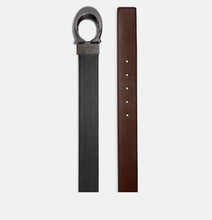 Cargar imagen en el visor de la galería, Signature Buckle Cut To Size Reversible Belt, 38 Mm
